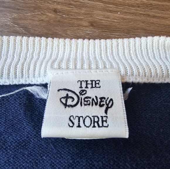 Rare Vintage Disney Mickey Donald Goofy Golfing Knit Thick Striped Sweater - Picture 7 of 12